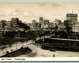 RPPC Panorama Sao Paolo Brasile 1920s Unp DB Cartolina H8 - $10.20