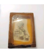 Vintage Holly Hobbie Shadow Box Decoupage Layered Paper Table Framed - $15.52