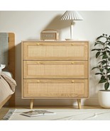 Anmytek Dresser For Bedroom With Three Drawers, Contemporary Wood Three ... - £194.25 GBP