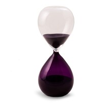 Bey-Berk Handblown Hourglass Sandtimer Home Office Decor Art Deco Design... - £32.01 GBP