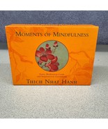 Moments Of Mindfulness Meditation Cards &amp; Book By Thich Nhat Hanh - $14.84
