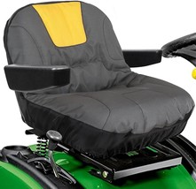 Riding Lawn Mower Seat Cover, Heavy Duty Polyester Oxford Tractor, M-Armrests - £26.80 GBP