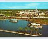 Magic Kingdom Aerial Walt Disney World Orlando FL Florida UNP Chrome Pos... - $2.92