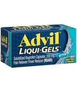 Advil Liqui-Gels 07/2025 Pain Reliever and Fever Reducer, Pain Medicine for - $13.99
