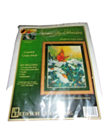 Kustom Krafts Cross Stitch Kit 99527 Butterfly Daisies 2006 11 x 14&quot; - $24.98