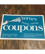 Vintage defunct Horne&#39;s department store money saving coupon booklet hom... - $367.98 MXN