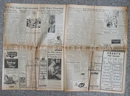 1945 aug15 Wwii Newspaper 18pg Ration Ends Mac Arthur Orders After Japs Surrender - £33.14 GBP