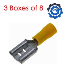 Calterm 3 Boxes of 8 Disconnect Female 12-10 AWG .370 61324 - $19.95
