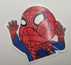 Against The Glass Spider-Man Adult Humor Skateboard Vinyl Sticker - $3.80