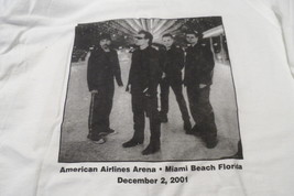 U2 Mint Condition 2001 T-shirt Elevation Tour Miami Playwright South Bea... - $49.77