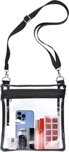 Clear Bag Stadium Approved Purse - See through Crossbody Concert Bags for Women  - £16.78 GBP