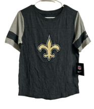 Nike Women s New Orleans Saints Round Neck Short Sleeve T-Shirt, Gray, Medium - £18.48 GBP