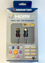 NEW Monster 122500-00 MC JHIU HD-4 V2 High Performance HDMI Cable 4ft 1.21m - £13.22 GBP