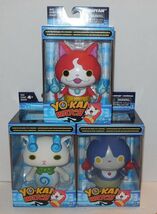 Lot of 3 YoKai Watch Hasbro Vinyl Figures ROBONYAN  Jibanyan Komasan Mat... - $41.55