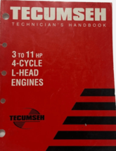 Tecumseh Technician&#39;s Handbook 3 to 11HP 4 Cycle L head Engines 692509 - $139.46 MXN