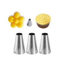 Round Tip For Macarons,Round Decorating Piping Tip #12,3 Pcs - £12.59 GBP