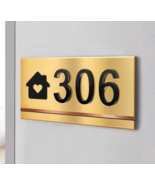 KERUNSM Metal door nameplates, Elegant and Luxurious Appearance - $26.88