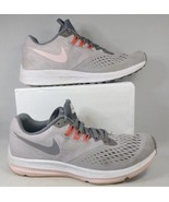 Nike Womens Zoom Winflo 4 898485-010 Gray Pink Running Shoes Sneakers Si... - $39.63 CAD