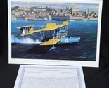 Stan Stokes Aviation Art Print Limited Ed Signed COA First Across The Po... - $39.19
