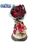 One Piece Figure Luffy Gear 3 Wano Kimono Collectible Figurine Box Set 27CM - £58.83 GBP+