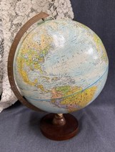 Vintage Replogle World Nation Series Raised Relief Topography Globe LeRoy Tolman - £21.43 GBP