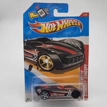 Hot Wheels 2009 Corvette Stingray Concept Thrill Racers &#39;12 Black - £6.93 GBP