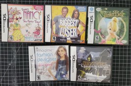 Fancy Nancy Nancy Drew Imagine Fashion Designer Biggest Loser DS video game lot - £19.65 GBP