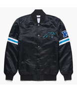 Vintage 80s NFL Carolina Panthers Varsity Letterman Baseball Jacket Blac... - £82.61 GBP