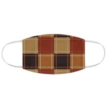 Brown Checker Style Fabric Face Mask - £11.74 GBP