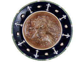 1851 Minton Majolica Charger with scene - $2,257.20