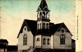 Livermore,IA Iowa- M.E. Church  L.D. Hack ANTIQUE cir 1915 Postcard bk60 - £4.74 GBP