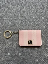 Victoria’s Secret Keychain Card Holder Classic Stripe Rare - $9.89