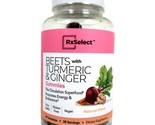 RxSelect Beets w/ Turmeric &amp; Ginger 310mg 60 Gummies Gluten GMO Free Exp... - $29.95