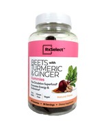 RxSelect Beets w/ Turmeric &amp; Ginger 310mg 60 Gummies Gluten GMO Free Exp... - £23.39 GBP