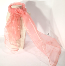 Pink 1950s Rayon Scarf Neckerchief Poodle Skirt Outfit Accessory Made in... - £11.03 GBP