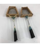 Vintage Hyspede Improved Badminton Rackets With Holders - Lot of 4 - £39.97 GBP