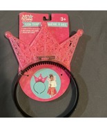 Just Pretending Dress-up Fun Pink Plastic LED Tiara 5.875&quot; x 8&quot; BATTERIE... - $291.82 MXN