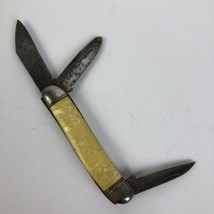 Vintage Hammer Brand 3 Blade Pearl Pen Folding Pocket Knife Made In USA - £15.72 GBP