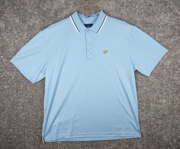 Jack Nicklaus Polo Shirt Men Large Blue Short Sleeve Golf StayDri Golden... - £12.57 GBP