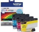 Brother LC4063PK 3 Pack of Standard Yield Cyan, Magenta and Yellow Ink C... - £68.41 GBP