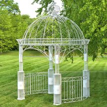 Large Round Garden Gazebo (Antique White) - £4,992.70 GBP