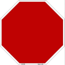 Red Dye Sublimation Blank 12&quot; x 12&quot; Metal Novelty Octagon Stop Sign - DS - $23.95