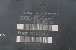 Audi A4 S4 Cabriolet Comfort Convenience Control Module Ccm 8h0959433e image 2