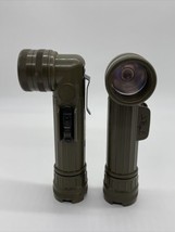 2 Fulton MX-991/U U.S. Army Angle Flashlights Both Work W/Extra Bulbs - £14.69 GBP