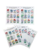 Vintage Hallmark Stickers Birth Month Flowers 2 Full Sheets, 5 Partial C... - $20.70 CAD