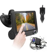 Dual Dash Camera for Cars Dash Cam Front and Rear with Touch Screen FHD ... - £56.90 GBP
