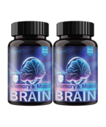 2-Pack Royavita Memory &amp; Mood Capsules - Brain and Memory Capsules -120 ... - $28.95
