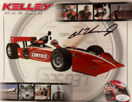 Al Unser, Jr. signed Kelley Racing Indy Car 8x10 Photo- JSA #LL60513 - £37.99 GBP