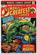 Marvel’s Greatest Comics 53 VF 8.5 Marvel 1974 Bronze Age Rpts FF 70 The Android - $14.85