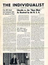 The Individualist Vol 1 No 3 Conservative Newsletter 1962 Liberalia v Op... - $49.63